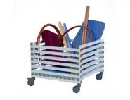 CARRO PORTA MATERIAL PISCINA