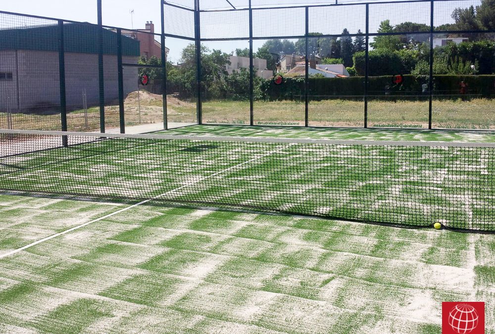 Nuevo césped Poliflex 12/28 en Club Tennis Lleida