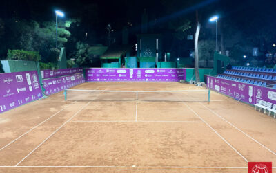 La pista de tenis central del Club Esportiu Hispano Francès ya cuenta con iluminación LED de Maxpeed by Enerluxe