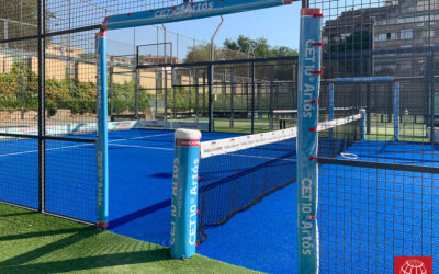 Artós Sports Club instala protecciones en su pista de pádel central