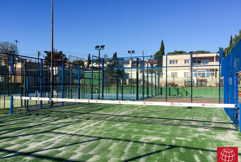 Cambio de césped pista de pádel Club de Tenis Segur