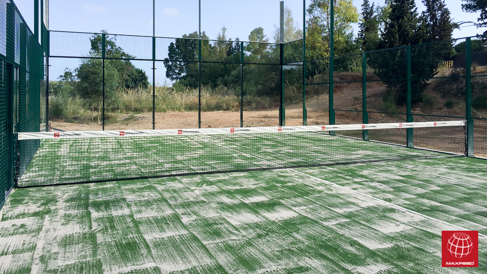 Maxpeed construye la primera pista de pádel en el Club Tennis Ribes