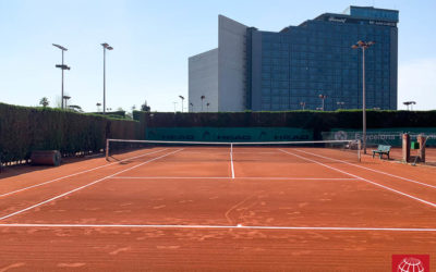 Maxpeed ha renovado tres pistas de tenis de tierra batida en el David Lloyd Turó