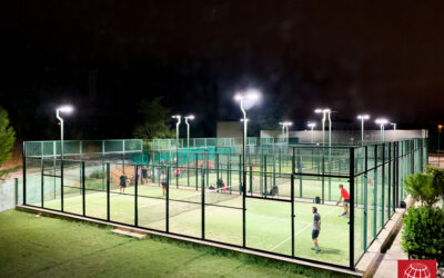 Maxpeed renueva la iluminación de las 6 pistas de pádel del Accura Sant Boi