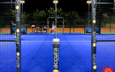 Accura Sant Boi instala las las protecciones Maxpeed Pádel Pro en su pista central
