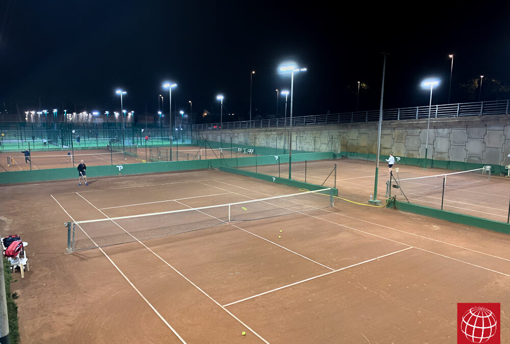 Tennis Pineda Gavà renueva la iluminación de todas sus pistas de tenis