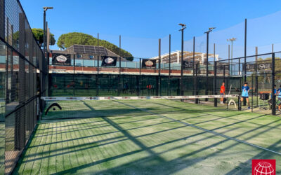 Nuevo césped en la pista de pádel nº 7 del Club de Tennis Andrés Gimeno
