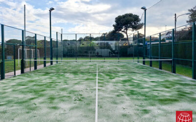 Camping Palamós elige el césped exclusivo Poliflex Pro para la renovación de su pista de pádel