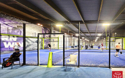 Up Badalona estrena iluminación LED en sus pistas de pádel indoor