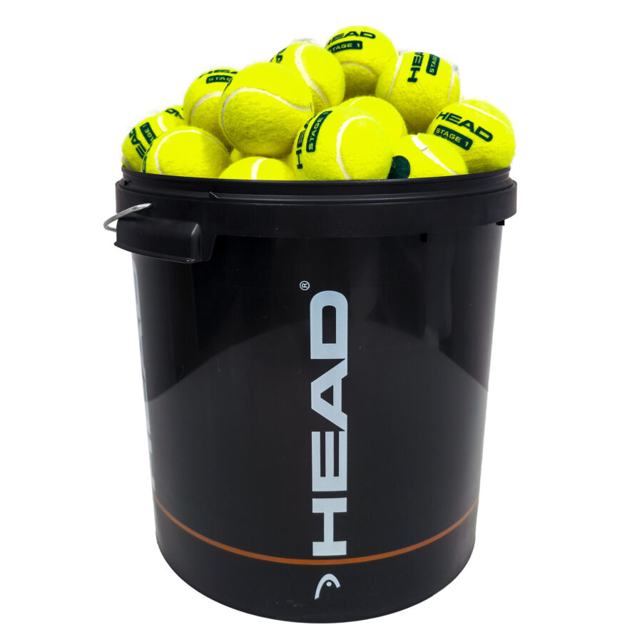 Pelotas de tenis Head Stage 1 Green Cubo 72 pelotas