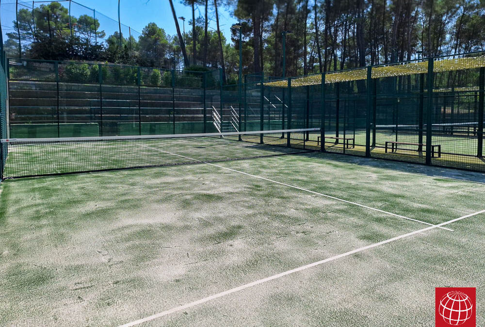 CTNSC elige el césped exclusivo Poliflex Pro para la renovación su pista de pádel nº8