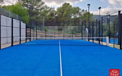 Pàdel Canyelles renueva el césped de su pista de pádel nº3 con el Poliflex Pro Texturizado