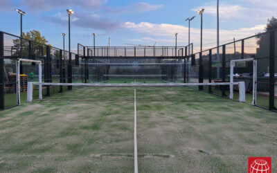 Renovación del césped de cuatro pistas de pádel del Club Tennis Vic