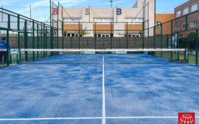 Club Esportiu Gran Via Mar renueva el césped de su pista de pádel nº7 con el Poliflex 12-28