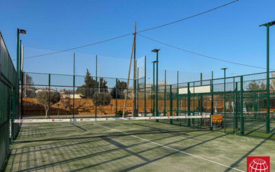 Construcción de otra pista de pádel MX-150 Competición en el Aquapadel Tennis Palafrugell